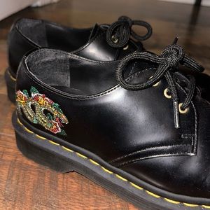 Dr. Martens Unisex Dragon Embroidered Loafers